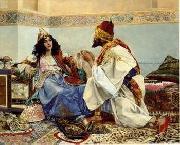 unknow artist, Arab or Arabic people and life. Orientalism oil paintings 198